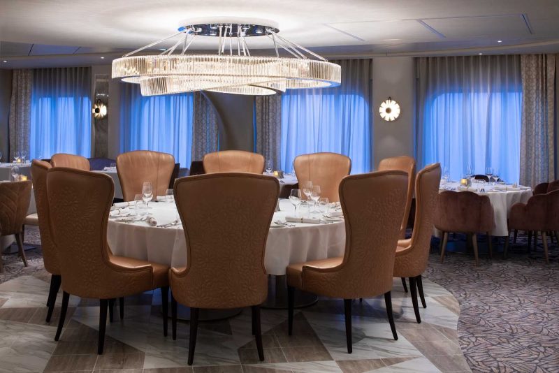 Cosmopolitan features creative new American cuisine with global influences served in an elegant setting aboard Celebrity Apex.
