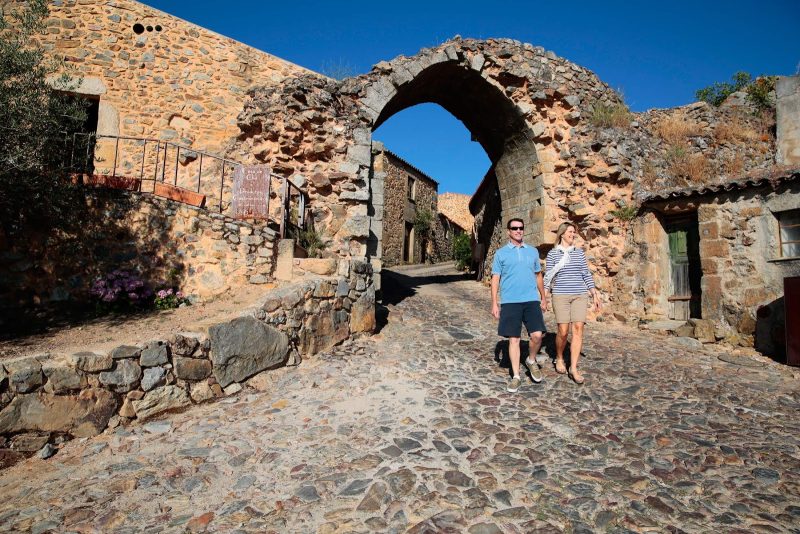 The historical village of Castelo Rodrigo in central Portugal.