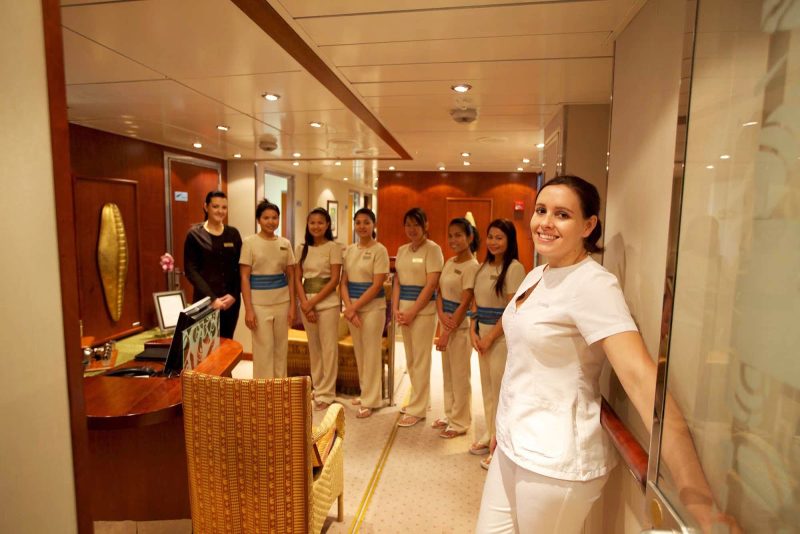 The Spa aboard SeaDream is staffed with professionals skilled in Thai massage and other treatments.