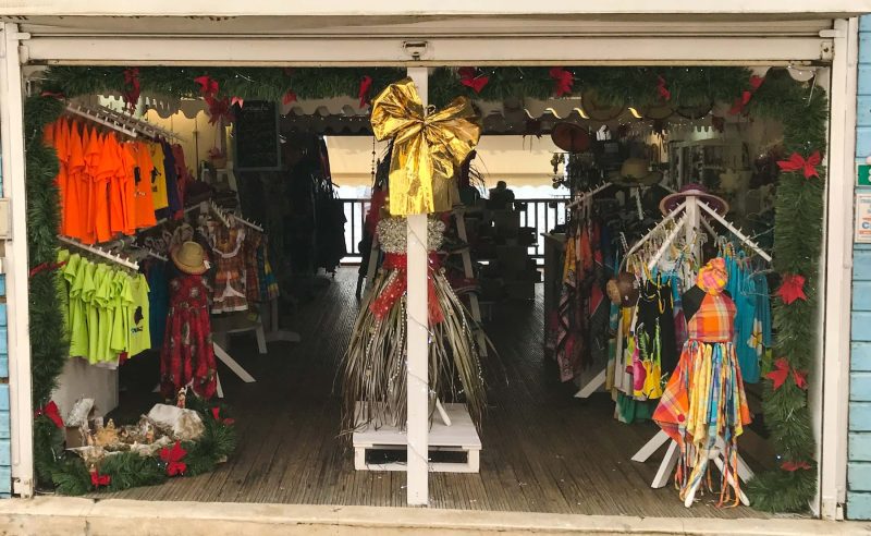 A shop in the little town of Le Martin, Martinique.
