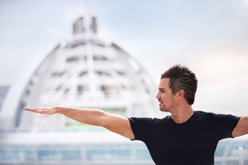 Keep fit with yoga, Pilates, spinning and other fitness routines on your Princess cruise.