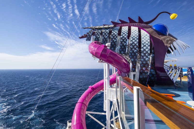 Step into the maw of the Ultimate Abyss waterslide on Harmony of the Seas.