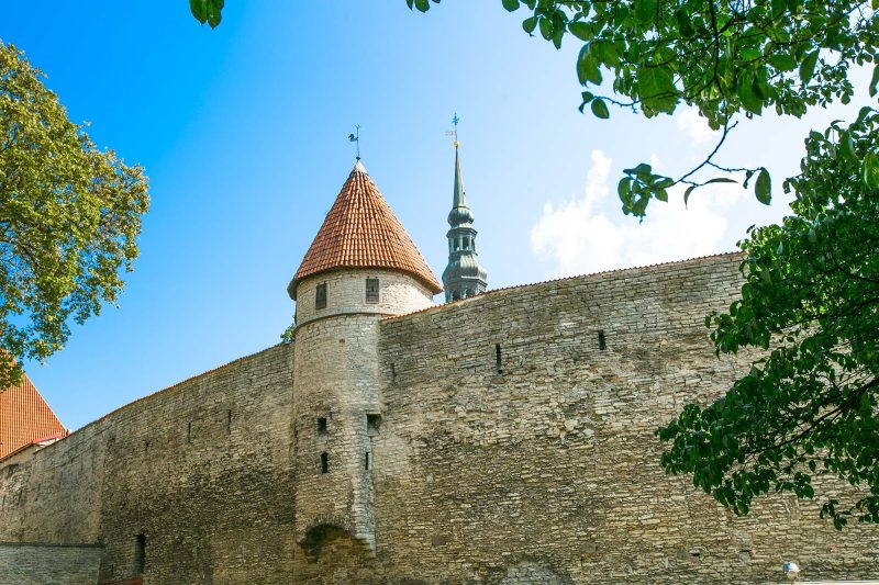 The Walls of Tallinn are the medieval defensive walls constructed around the city of Tallinn, Estonia, in the Middle Ages.