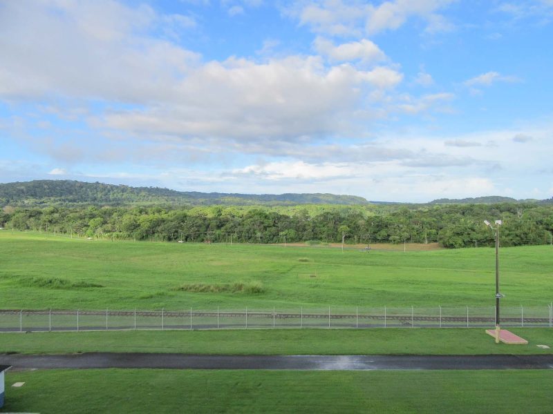 Scene of Panama's countryside seen from the starboard side of Norwegian Jade.