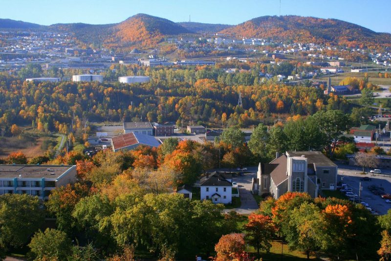A fall day in Corner Brook, Newfoundland, Canada.