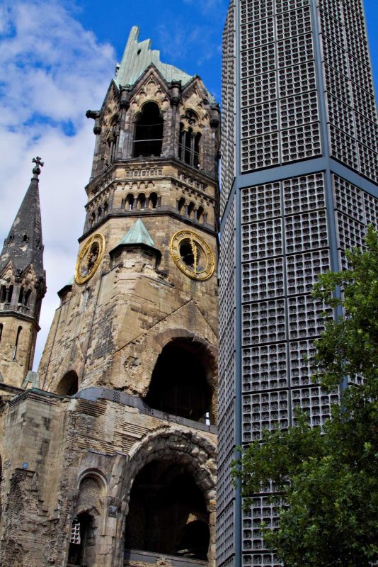Kaiser Wilhelm Memorial Church in Berlin, Germany.