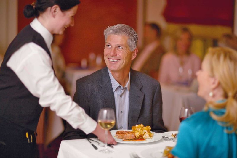 La Piazza, in Kings Court aboard Queen Mary 2, offers authentic Italian cuisine.